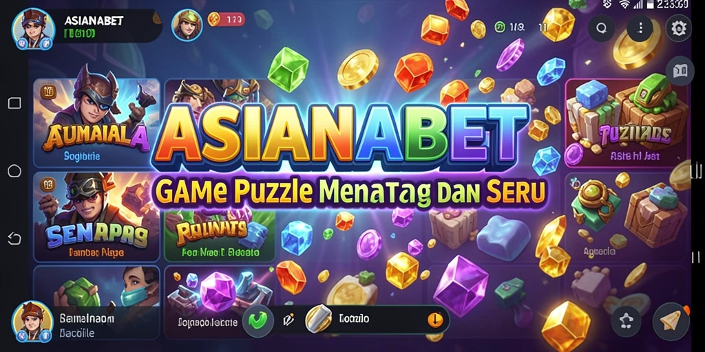 Tampilan gameplay ASIANABET dengan tantangan puzzle yang menarik.