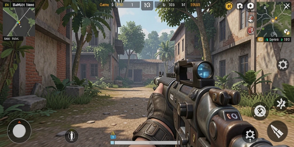 Gameplay seru dan penuh aksi di BARU01.