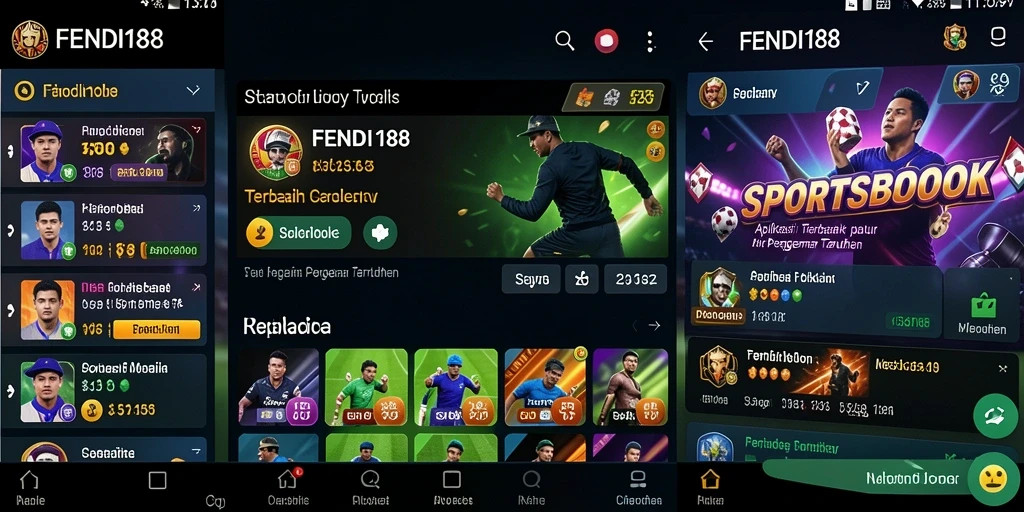 Tampilan screenshot utama FENDI188 menampilkan fitur taruhan olahraga yang menarik.