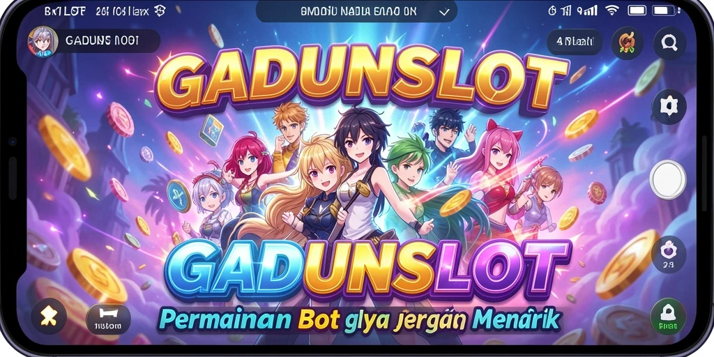Tampilan menarik dari gameplay <strong>GADUNSLOT</strong> yang penuh warna dan karakter anime.