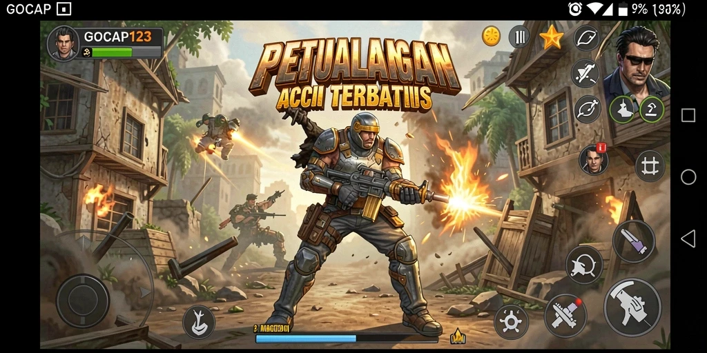 GOCAP123 menampilkan aksi mendebarkan dan gameplay yang dinamis.