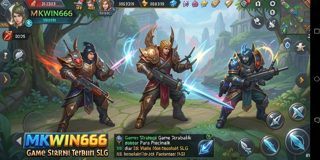 Tampilan gameplay menarik MKWIN666 dengan elemen strategi.