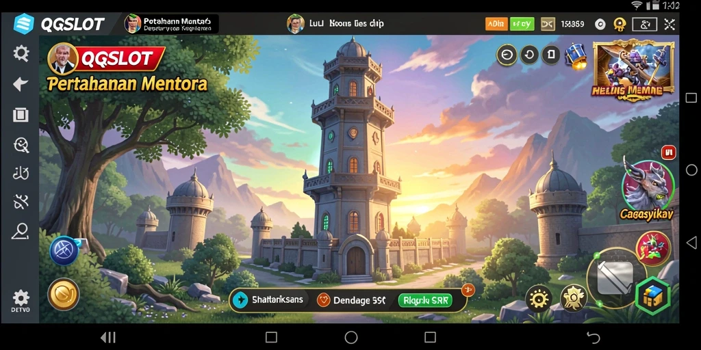 Tangkapan layar menunjukkan aksi mendebarkan dalam gameplay Tower Defense.