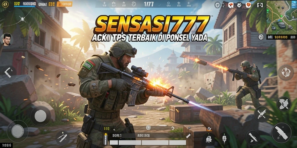 Gameplay menegangkan SENSASI777 dalam adegan pertempuran.
