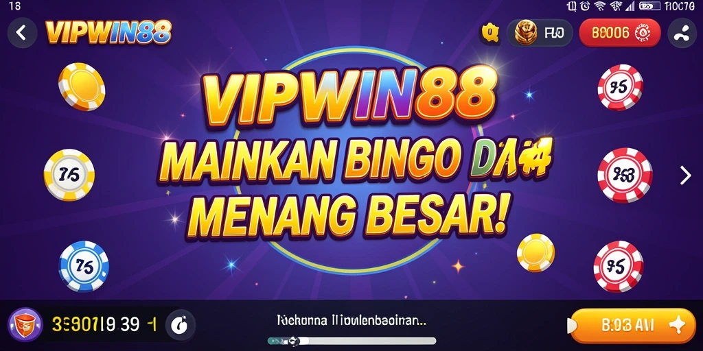 Tampilan gameplay seru di VIPWIN88 dengan interaksi Bingo.