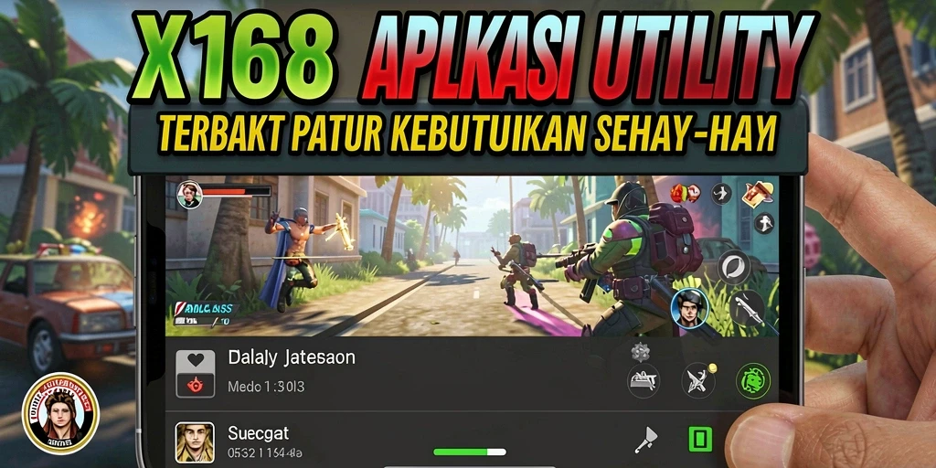 Tampilan antarmuka X168 yang modern dan mudah digunakan.